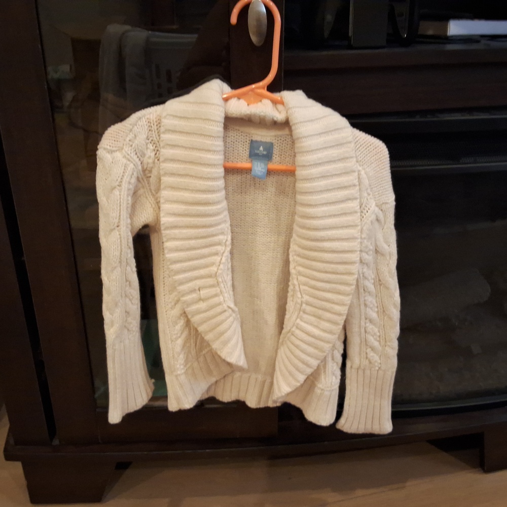 Baby gap white sweater